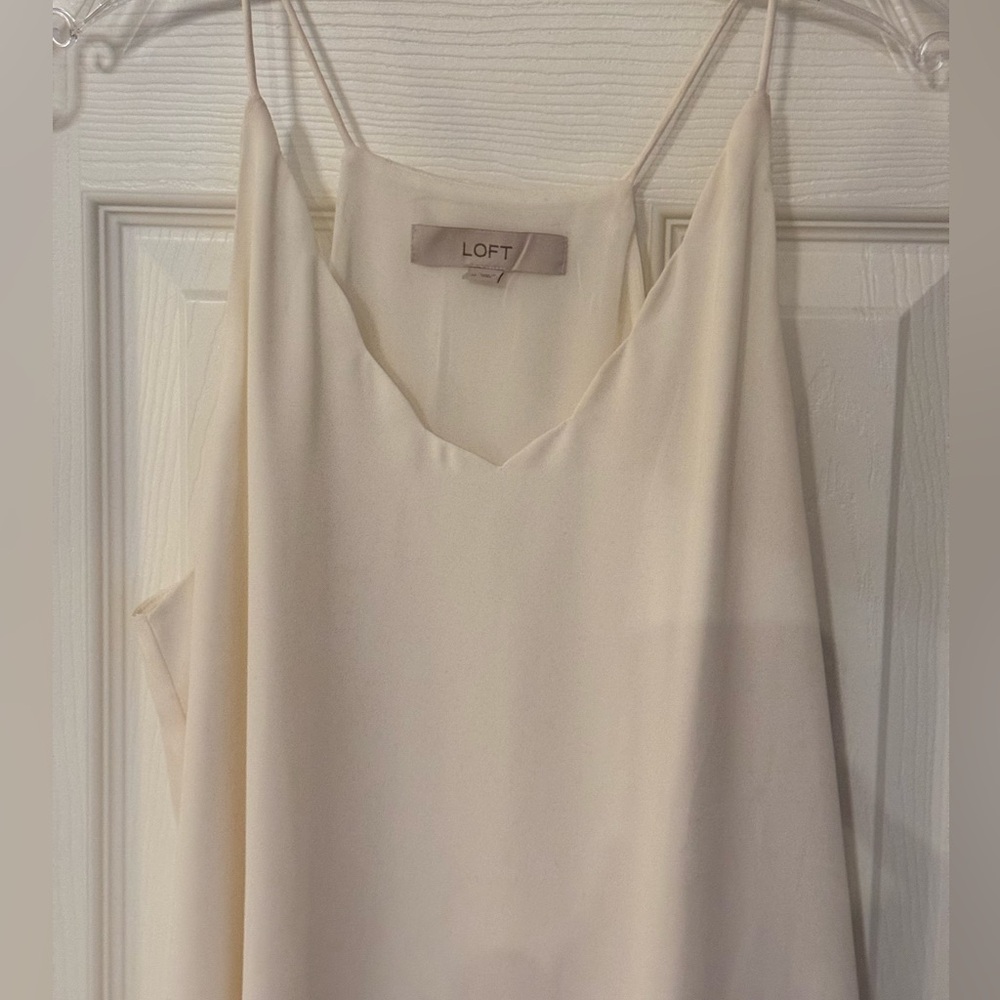 LOFT Women's Cream Camisole